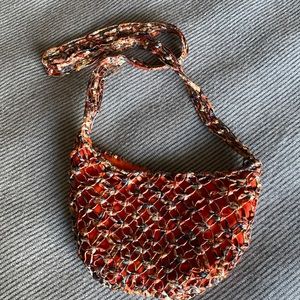 Orange Mesh Multi-Color Jessica Simpson Purse